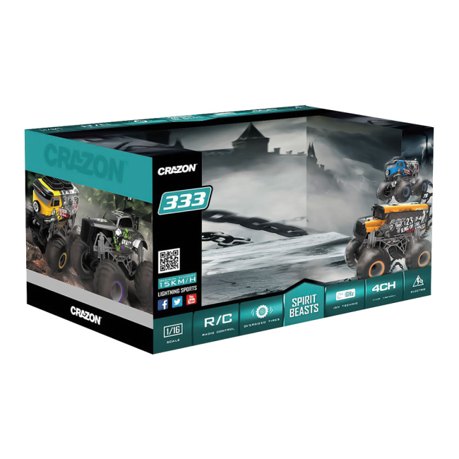 Радіокеровані моделі - Машинка Crazon Король лісу зелена на радіокеруванні 1:16 (333-19162BG)#5