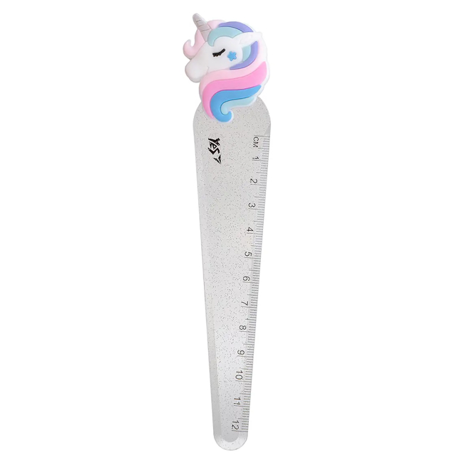 Канцтовары - Линейка Yes Unicorn dreams 12 см в ассортименте (370572)#2