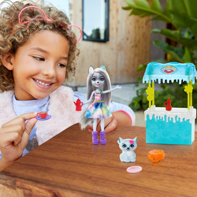 Ляльки - Ігровий набір Enchantimals Магазинчик з вафлями Хаскі Хавни (GJX37)#5