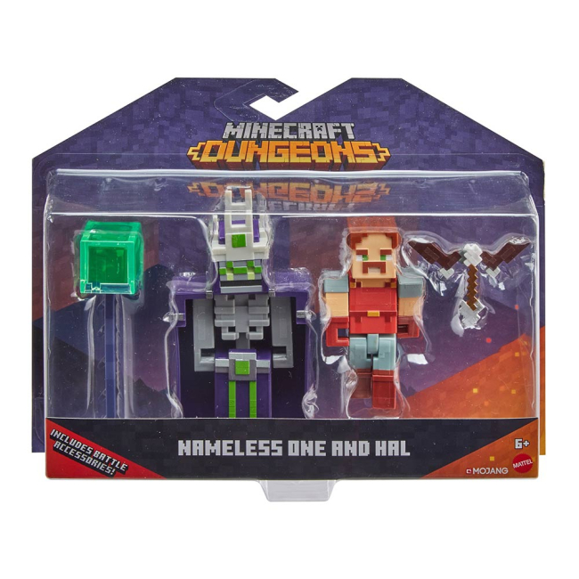 Фігурки персонажів - Набір фігурок Minecraft Dungeons Безіменний і Хел (GND37/GND39)#5