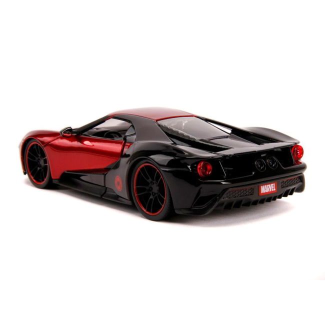 Автомодели - Автомодель Jada Spider-Man Форд GT металлический с фигуркой Майлза Моралеса 1:24 (253225008)#4