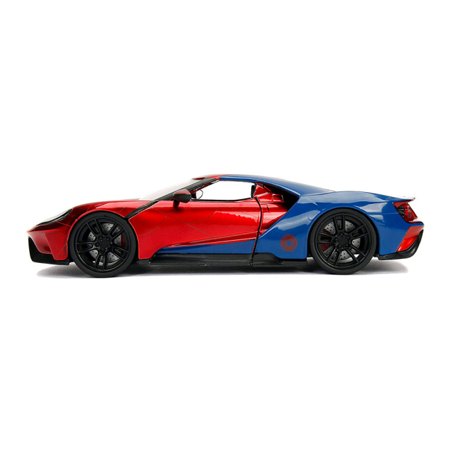 Автомодели - Автомодель Jada Spider-Man Форд GT с фигуркой Человека-паука 1:24 (253225002)#3