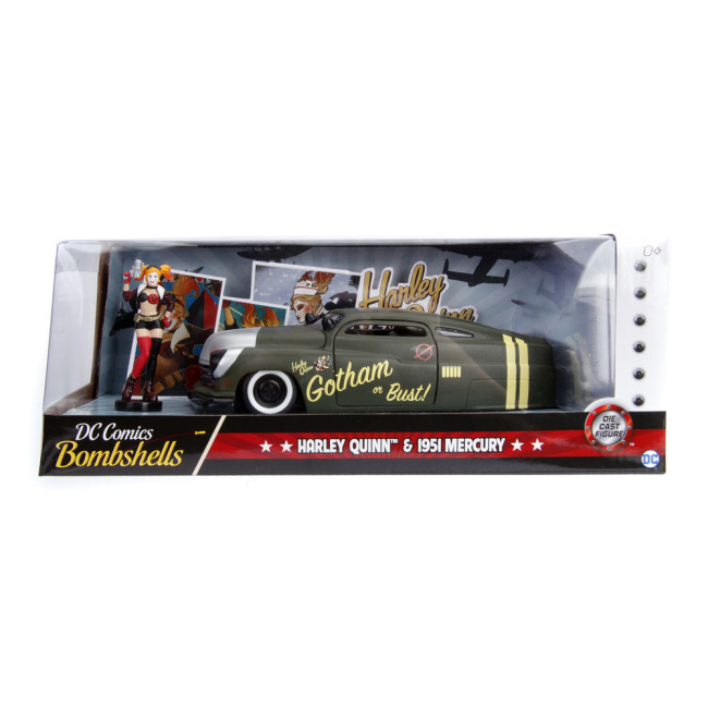 Автомодели - Машина Jada Меркури 1951 с фигуркой Харли Квин 1:24 (253255005)#5
