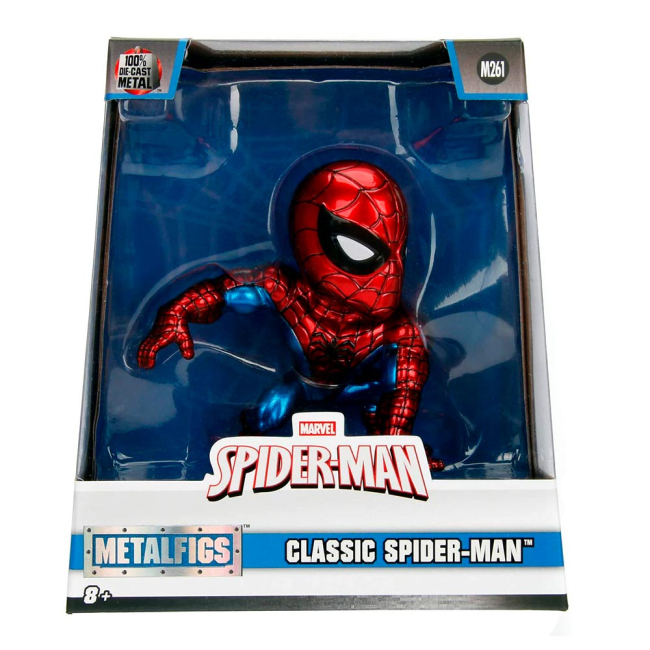 Фигурки персонажей - Фигурка Jada Человек-паук классический 10 см (253221005)#4