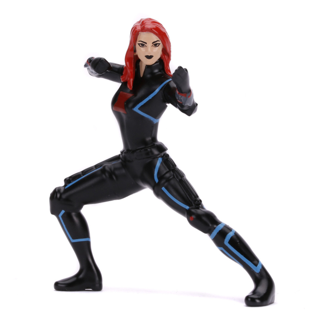 Автомоделі - Машина Jada Шевроле Корвет з фігуркою Чорної вдови 1:24 (253225014)#5