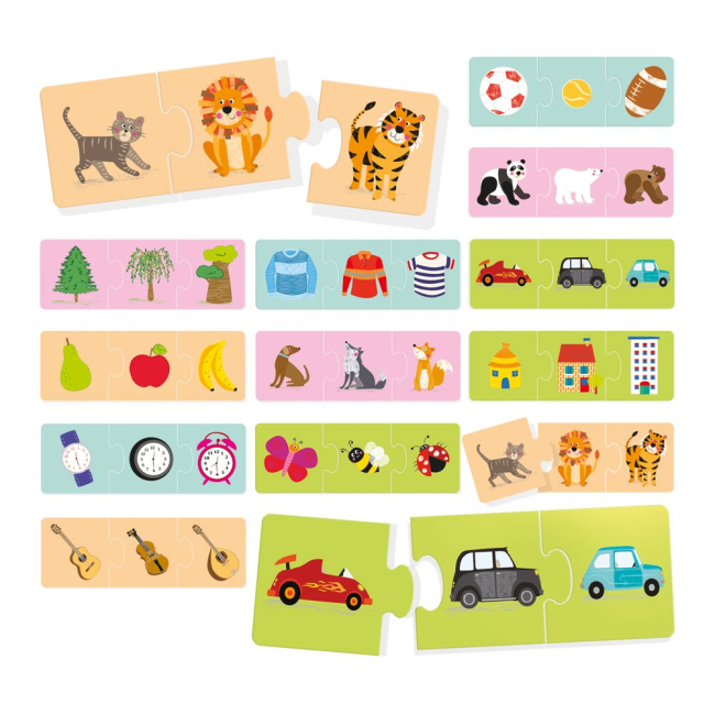 Пазлы - Деревянный пазл Headu Логика для самых маленьких Найди похожих (IT20768)#2