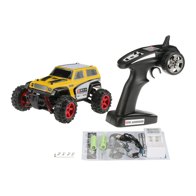 Радіокеровані моделі - Машина Subotech радіокерована жовта 1:24 (ST-BG1510Dy)#4