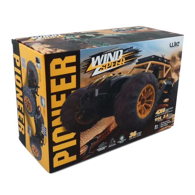 Радіокеровані моделі - Машинка Ujie Pioneer жовтий 1:14 (UJ99-G168-Y)#5