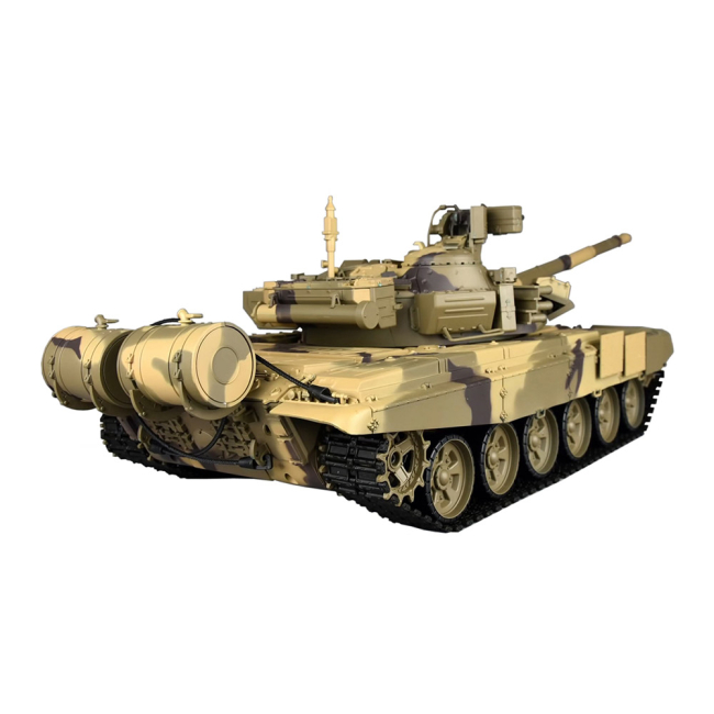 Радиоуправляемые модели - Игрушечный танк Heng Long Т-90 с пневмопушкой и дымовым эффектом на радиоуправлении 1:16 (HL3938-1Upg)#2