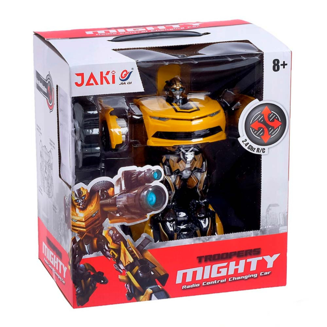 Трансформери - Машинка-трансформер Jia Qi на радіокеруванні жовта (JQ-TT671)#4