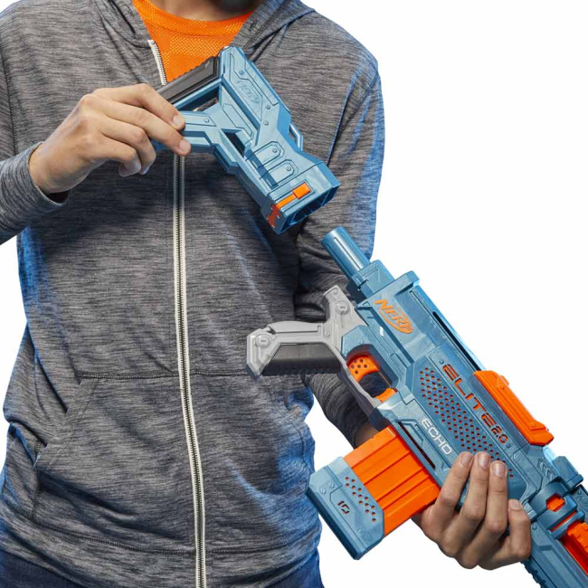 Помпова зброя - Бластер іграшковий Nerf Elite 2.0 Echo CS 10 (E9533)#3