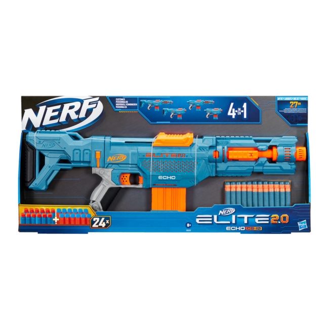 Помпова зброя - Бластер іграшковий Nerf Elite 2.0 Echo CS 10 (E9533)#4