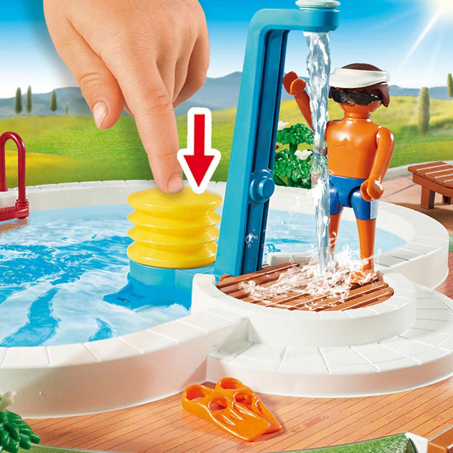 Конструкторы с уникальными деталями - Конструктор Playmobil Family fun Бассейн (9422) (6335868)#5