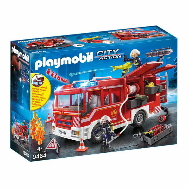 Конструктори з унікальними деталями - Конструктор Playmobil City action Пожежна машина (9464) (6335880)#2