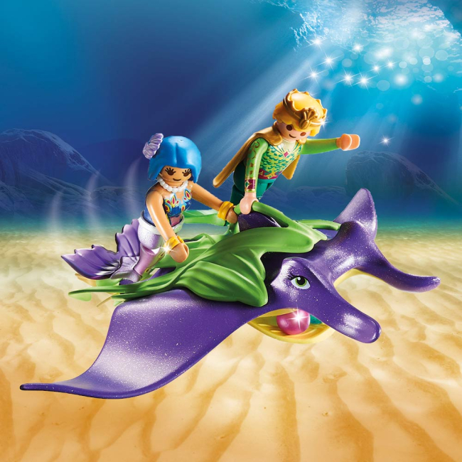 Конструкторы с уникальными деталями - Конструктор Playmobil Magic Сборщики ракушек со скатом (70099) (6336491)#3