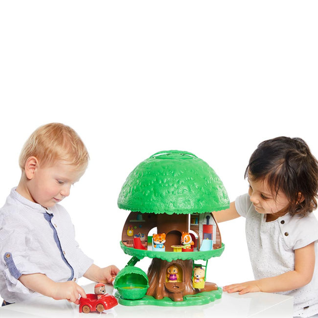 Фігурки тварин - Ігровий набір Klorofil Чарівне дерево і 2 фігурки (700200F)#5