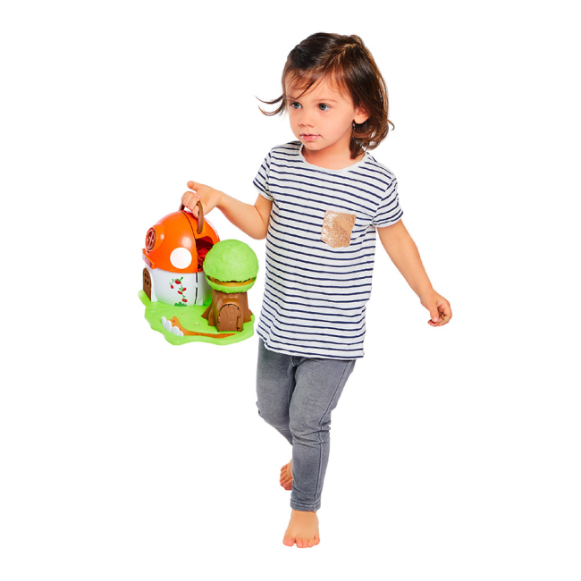 Фигурки животных - Игровой набор Klorofil Грибной домик и лисенок (700201F)#5