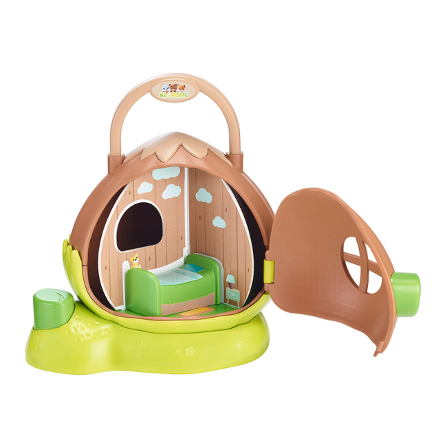 Фігурки тварин - Ігровий набір Klorofil Будиночок в горішку і фігурка (700205F)#3