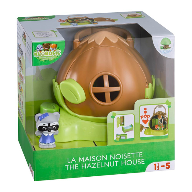 Фігурки тварин - Ігровий набір Klorofil Будиночок в горішку і фігурка (700205F)#5