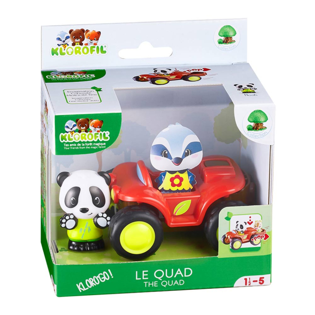 Фигурки животных - Игровой набор Klorofil Джип и пандочка (700208F)#4