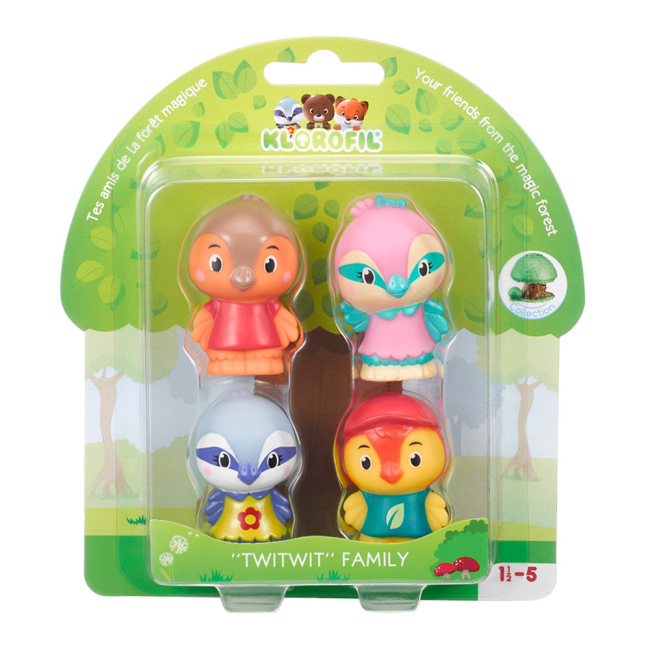 Фігурки тварин - Набір фігурок Klorofil Сім'я птахів (700302F)#3