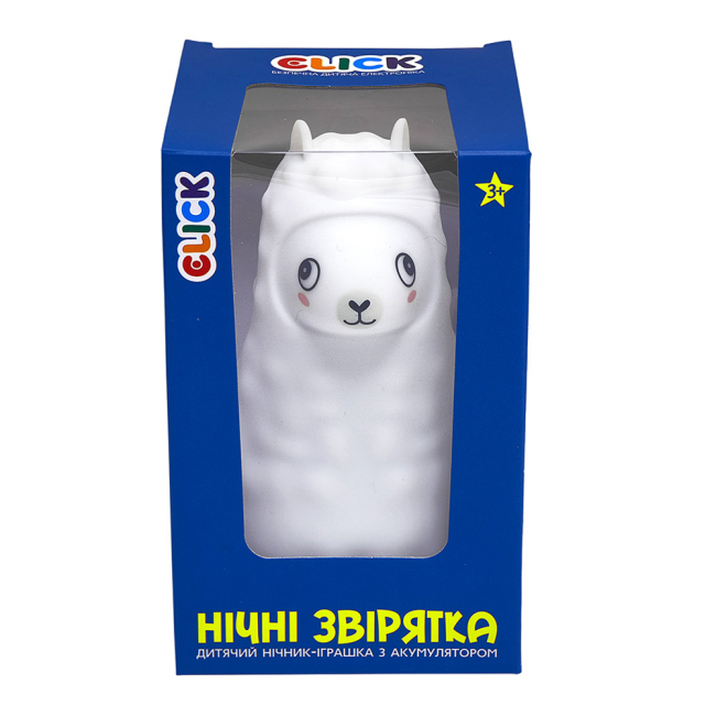 Ночники, проекторы - Ночник Click Лама силиконовый (CLK-G01224)#2