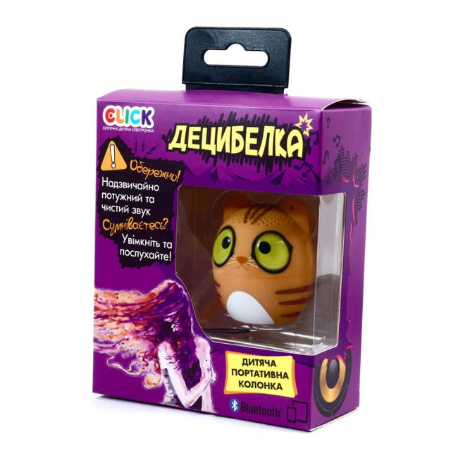 Колонки - Портативна колонка Click Децибелка кішка (CLK-V02D6MB-CAT)#5