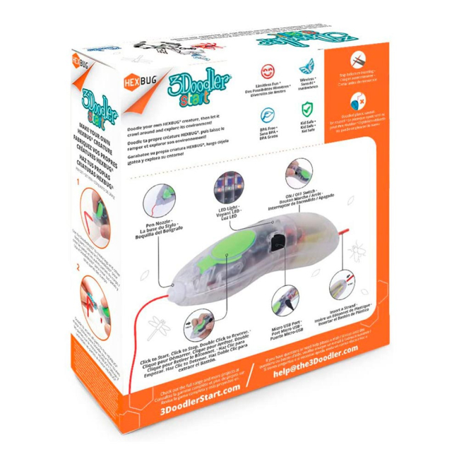 3D-ручки - Набір 3Doodler Start Hexbug 3D-ручка (8SPSRBUG3E)#2