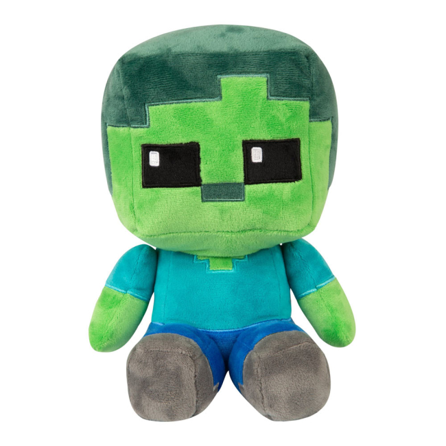 Персонажі мультфільмів - М'яка іграшка J! NX Minecraft Crafter Зомбі 22 см (JINX-10101)#2