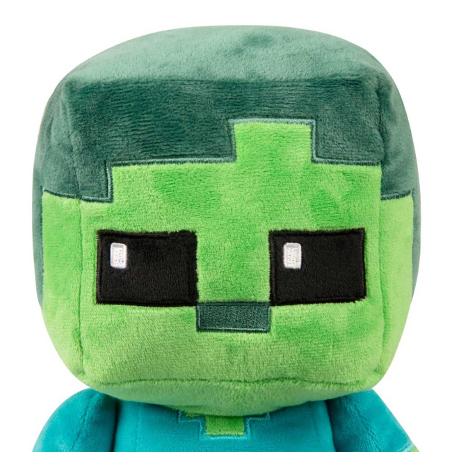 Персонажі мультфільмів - М'яка іграшка J! NX Minecraft Crafter Зомбі 22 см (JINX-10101)#4