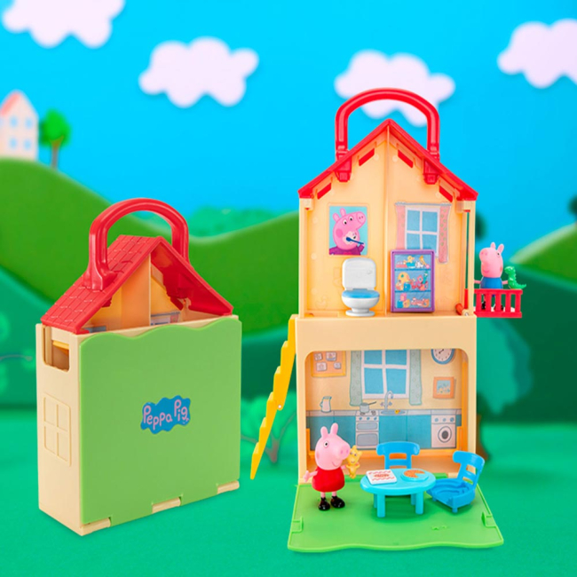 Фігурки персонажів - Ігровий набір Peppa Pig Розкладай та грай Будинок Пеппи (PEP0700)#3