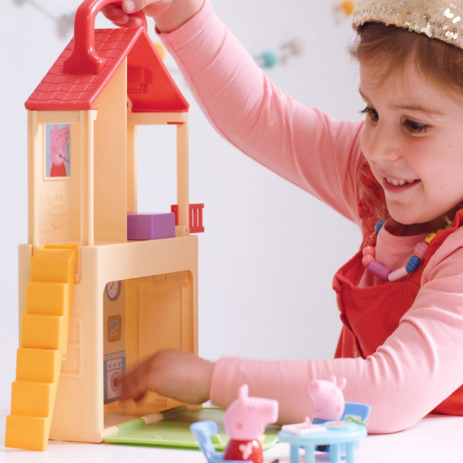 Фігурки персонажів - Ігровий набір Peppa Pig Розкладай та грай Будинок Пеппи (PEP0700)#4