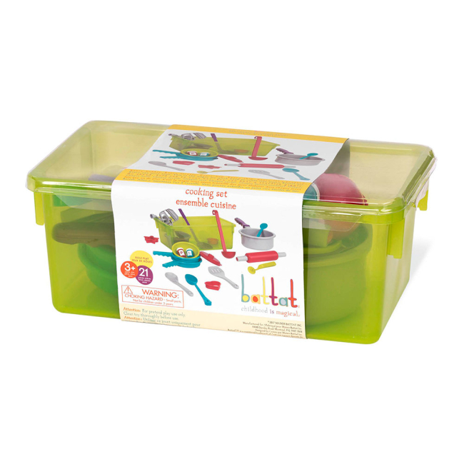 Дитячі кухні та побутова техніка - Іграшковий посуд Battat lite Маленький кухар (BT2533Z)#3
