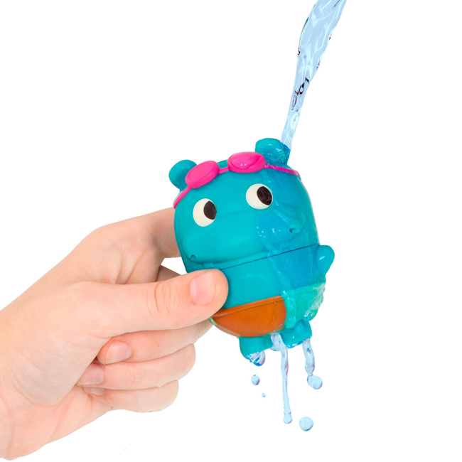 Игрушки для ванны - Игровой набор для ванны Battat Бегемотик Плюх (LB1711Z)#5