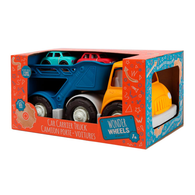 Машинки для малюків - Набір машинок Battat Автовоз і дві машинки (VE1020Z)#4