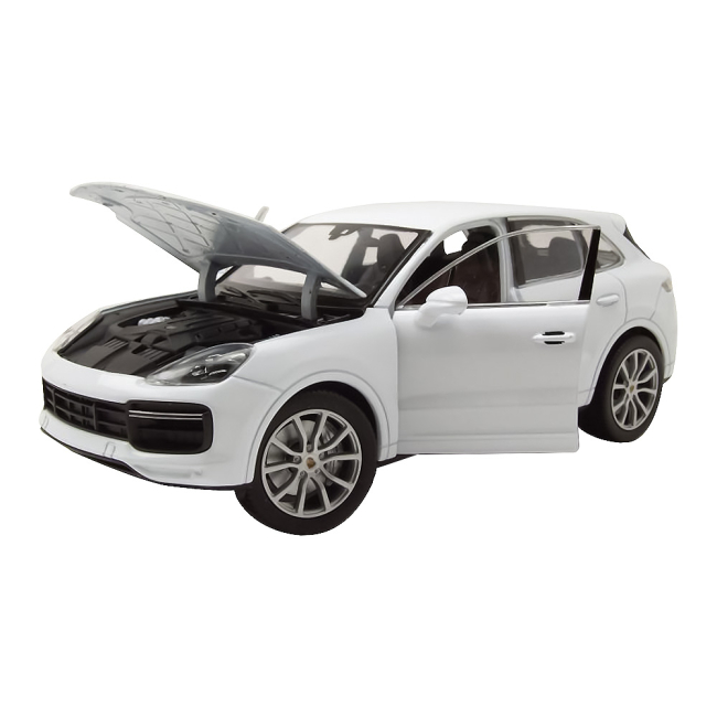 Автомодели - Автомодель Welly Porsche Cayenne Turbo 1:24 белая (24092W/24092W-2)#3