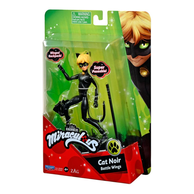 Ляльки - Лялька Miraculous Леді Баг і Супер Кіт S2 Супер-кіт 13 см (50403)#3