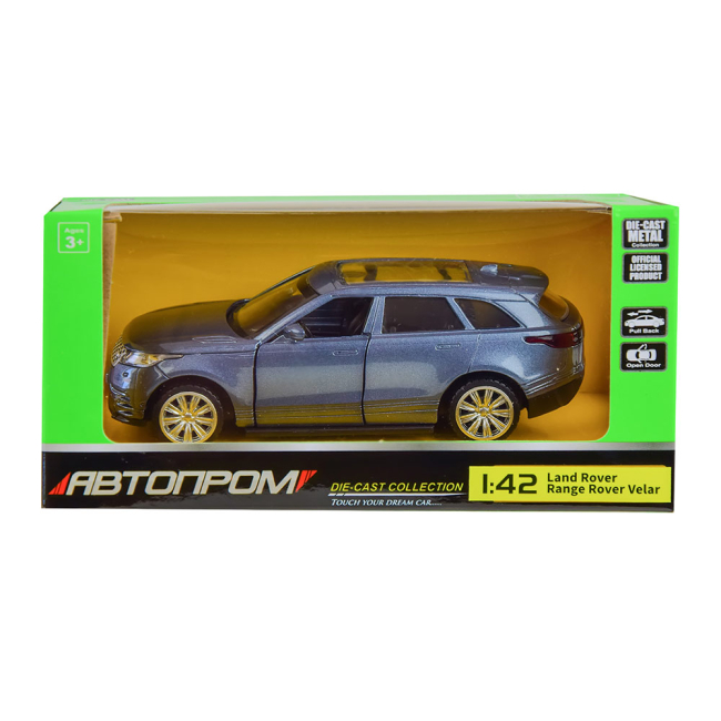 Автомоделі - Автомодель Автопром Range Rover Velar 1:42 синя (4322/4322-2)#2