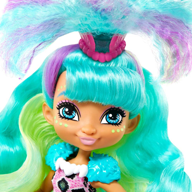 Ляльки - Ляльковий набір Cave club Прогулянка із динозавром (GTL69)#4