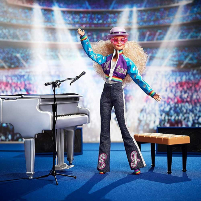 Куклы - Кукла Barbie Элтон Джон коллекционная (GHT52)#5