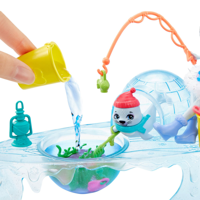 Куклы - Кукольный набор Enchantimals Рыбалка с Тюленем Саше (GJX48)#3