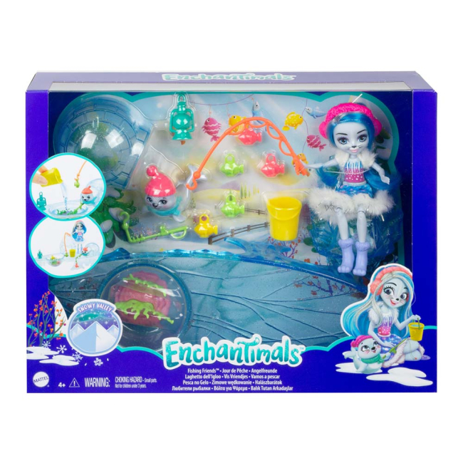 Куклы - Кукольный набор Enchantimals Рыбалка с Тюленем Саше (GJX48)#4