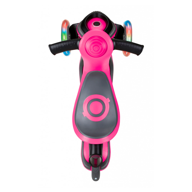 Самокати - Самокат Globber Go up comfort lights 5 в 1 рожевий з підсвічуванням (459-110-2)#4
