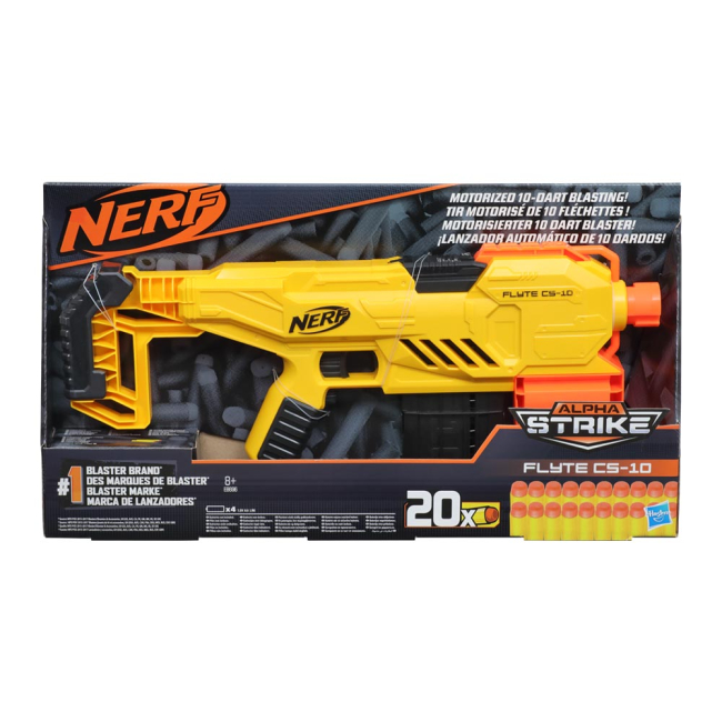 Помпова зброя - Бластер іграшковий Nerf Alpha strike Flyte CS 10 (E8696)#2