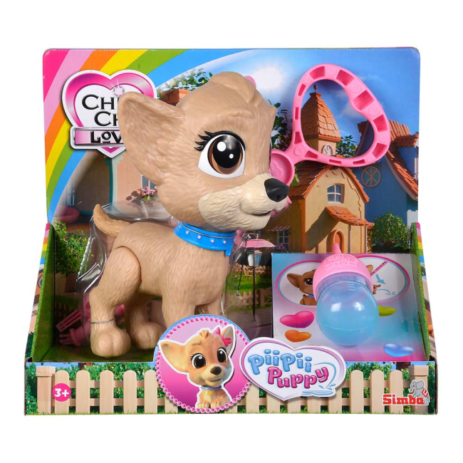 Фигурки животных - Интерактивная игрушка Chi Chi Love Pii pii Щенок (5893460)#4