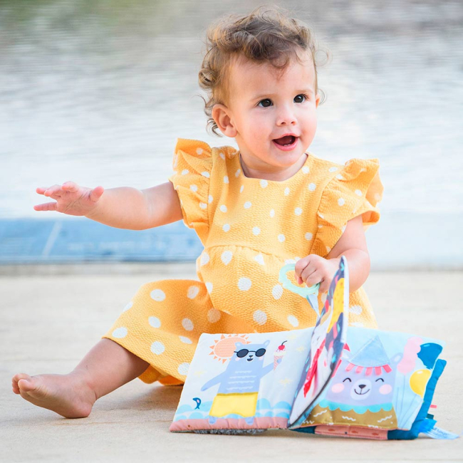 Підвіски, мобілі - Розвиваюча книжка Taf Toys Полярне сяйво ведмежа Пол (12605)#3