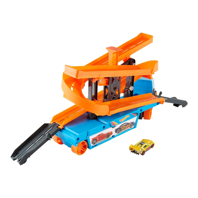 Транспорт і спецтехніка - Вантажівка-транспортер City Hot Wheels Крутий спуск (GNM62)#2