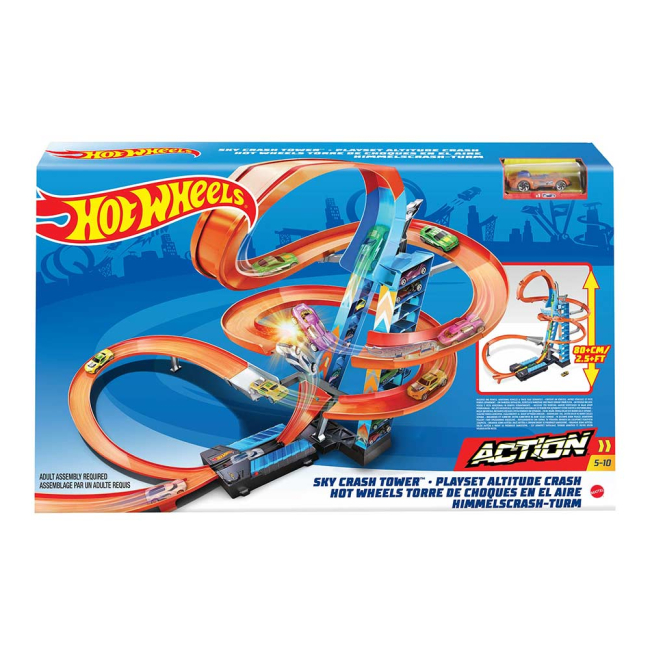 Автотреки - Трек Hot Wheels Action Хмарочос (GJM76)#4