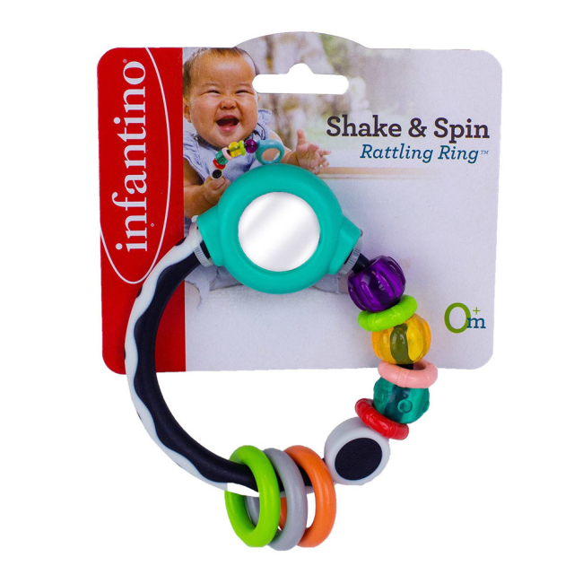 Погремушки, прорезыватели - Прорезыватель Infantino Кольцо с бусинами (005151I)#2