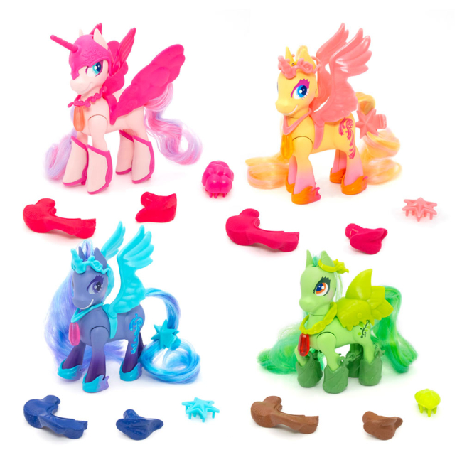 Фигурки животных - Набор-сюрприз Ekinia Пони в конюшне c аксессуарами (31025)#4